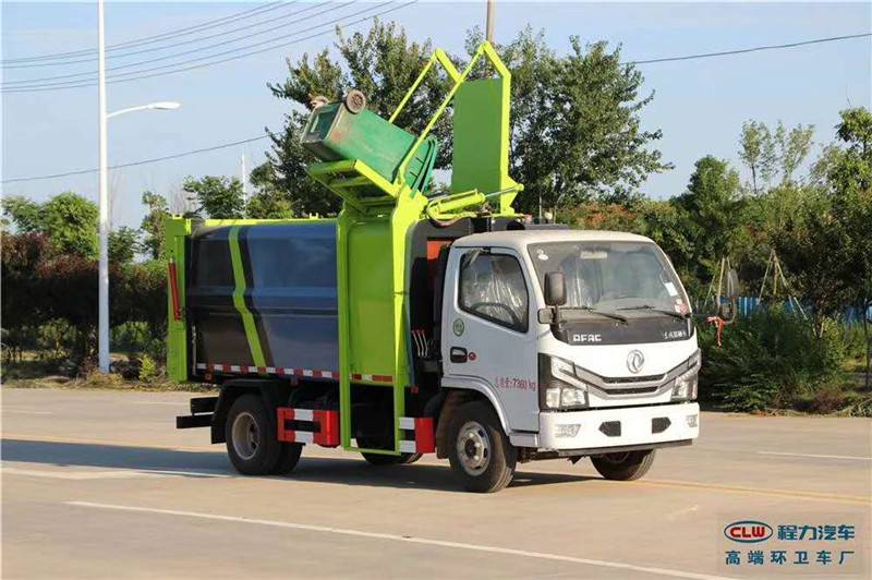 國六東風小多利卡掛桶式垃圾車 高效物流解決方案與車輛特性解析